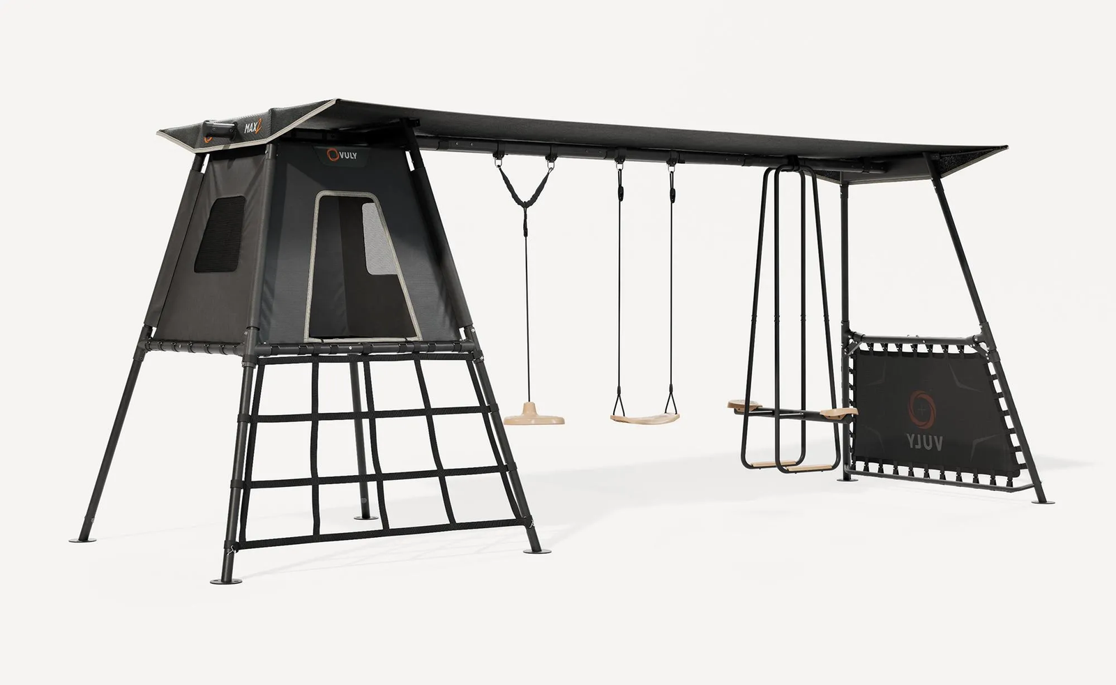 bbd9dd34-6bb3-11f1-b41a-6bdcf6b681ac.png Vuly Max 2.1 C3 Swing Set With Cubby Outdoor Kids Playsets for Backyards Swing Swing and Swing - Image 1