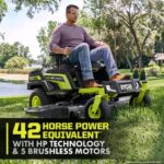 80V Max HP Lithium 54″ Brushless Electric Zero Turn Lawn Mower - Image 18