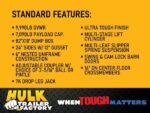 9,990# GVWR Ultra Low Pro 12′ Dump Trailer w/ Contractor Package - Image 3