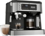 De’Longhi COM530M – Digital All-in-One Combination Coffee and Espresso Machine – Black and Stainless Steel
