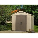 Factor 8 ft. W x 6 ft. D Plastic Storage Shed - Image 3