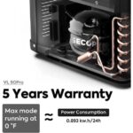 ICECO VL90 ProD 95 Quarts(90L) Dual Zone Portable Refrigerator, Multi Directional Lid, 12 Volt Refrigerator Home & Car Use - Image 5