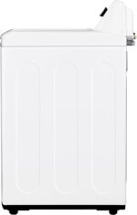 LG – 5.5 Cu. Ft. Smart Top Load Washer with TurboWash3D – White - Image 4