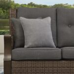 Newcastle 6-Piece Patio Deep Seating Set with Fire Pit – Smoke – Member’s Mark - Image 2