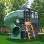 Backyard Discovery Skyfort III Cedar Swing Set w/ Tube Slide – DIY - Image 8