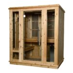 PURPLE LEAF Hardtop Wood Grain Sunroom Built-in Lights - Image 3