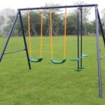 Durable Metal Swing Set with Glider – Perfect Outdoor Play for Kids