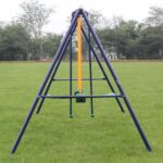 Durable Metal Swing Set with Glider – Perfect Outdoor Play for Kids - Image 3