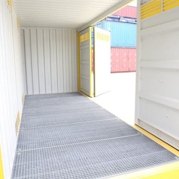 premiershippingcontainers_1618789373_2554912904371883157_4553681639-600x600-1.jpg 20FT new yellow container with open doors - Image 1
