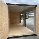 20′ new build, with two large awnings in the side wall, custom paint job, insulated ceiling, power and plywood lining. - Image 4
