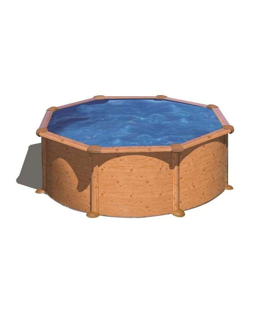 qw.jpg Piscine bois ronde Diamant 360 x 131 cm - Image 1