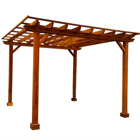 saybrokeeer-product-106-image-1.jpg Backyard Discovery 10 Ft x 14 Ft Cedar Wood Outdoor Patio Pergola - Image 1