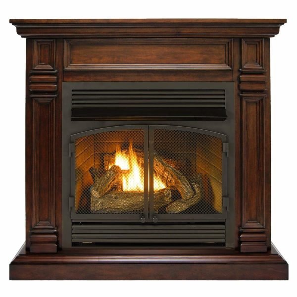 saybrokeeer-product-379-image-1.jpg Duluth Forge 32,000 BTU Dual Fuel Ventless Gas Fireplace in Auburn Cherry - Image 1